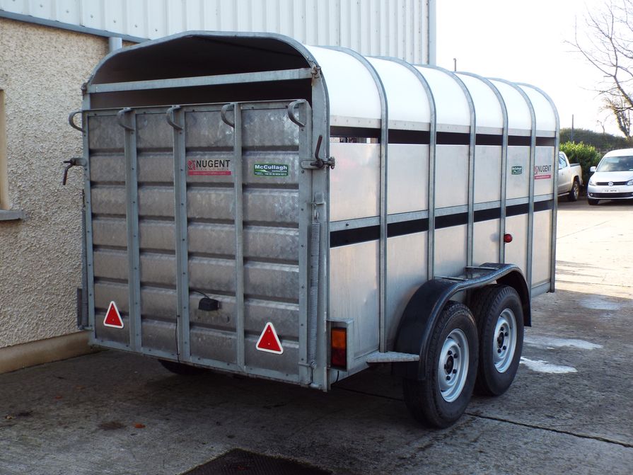 Used Nugent 12ft x 6 ft Cattle Trailer - McCullagh Machinery