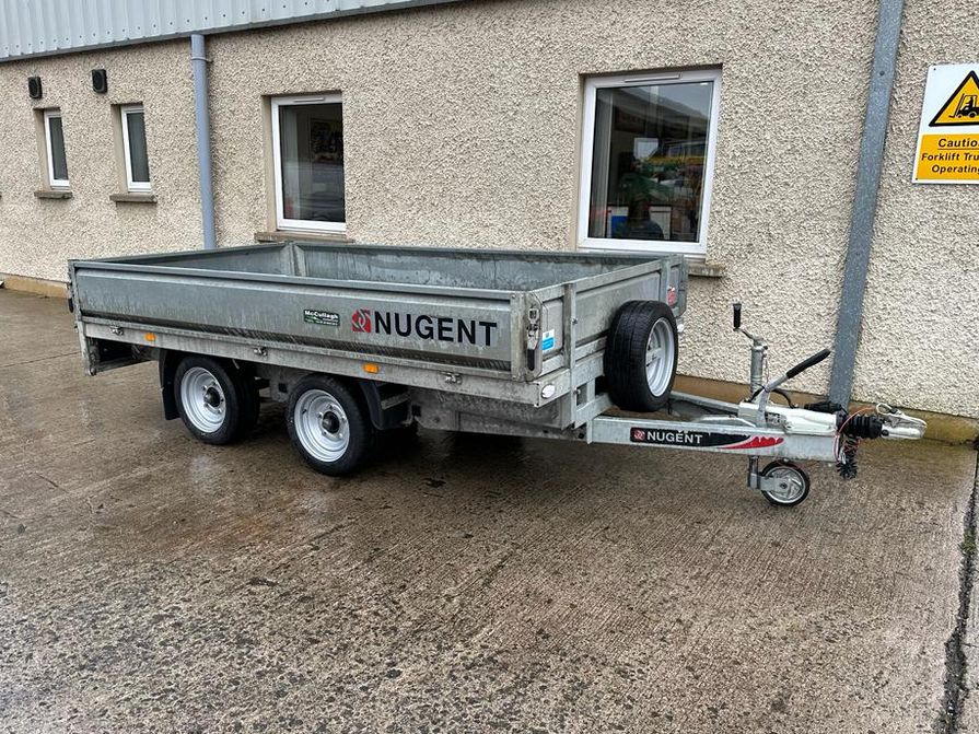 Used Nugent 10ft x 5ft9in Flatbed Trailer - McCullagh Machinery