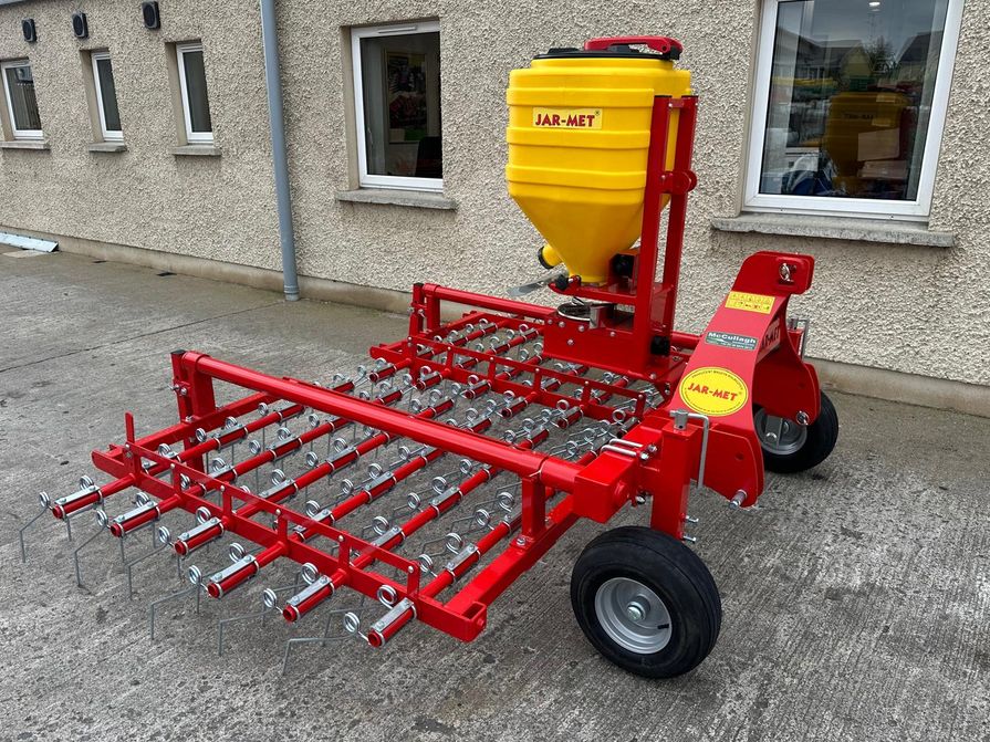 New Jarmet 3m Grass Stitcher Spring Tine Harrow with Seeder - McCullagh ...